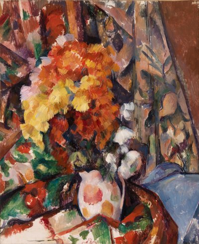 The Flowered Vase by Paul Cézanne
